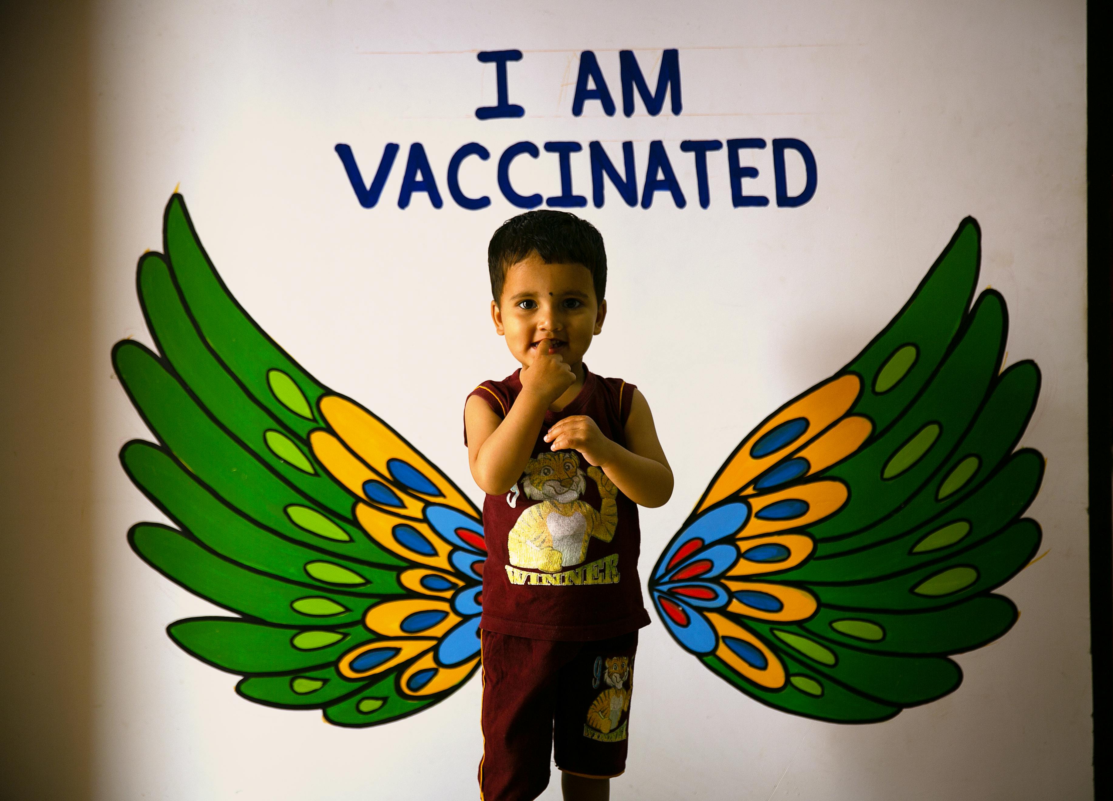Vaccinerat barn - Indien 2022